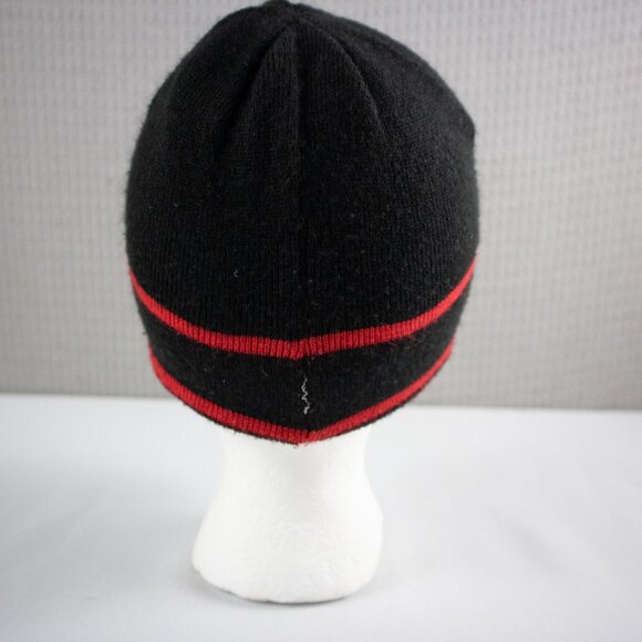 Puma Reversible Cotton Beanie Red / Black - Picture 2 of 8